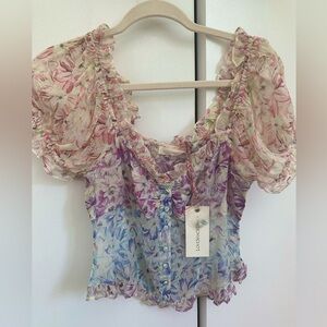 LOVESHACKFANCY BRYANT TOP SIZE 4